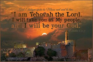 And Elohiym spoke to Moses and said: "I am Yehovah the Lord. I will take you as My people, and I will be your God."